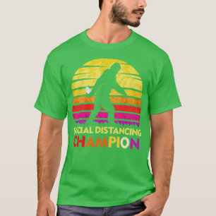 Social Distancing Champion Funny Toilet Paper T-Shirt
