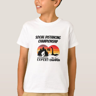 Social Distancing Championship - Yeti Vs Nessi T-Shirt