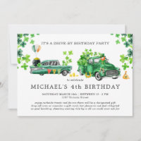 Social Distancing Drive-By Birthday Invitation