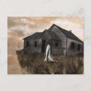 Social distancing from the other world postcard