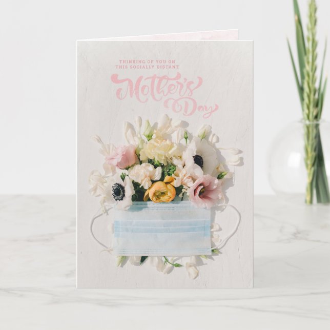 Social Distancing Mother's Day Bouquet Card (Front)