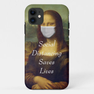 social distancing saves lives Case-Mate iPhone case
