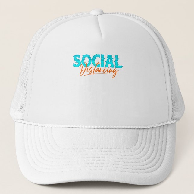 Social Distancing Trucker Hat (Front)