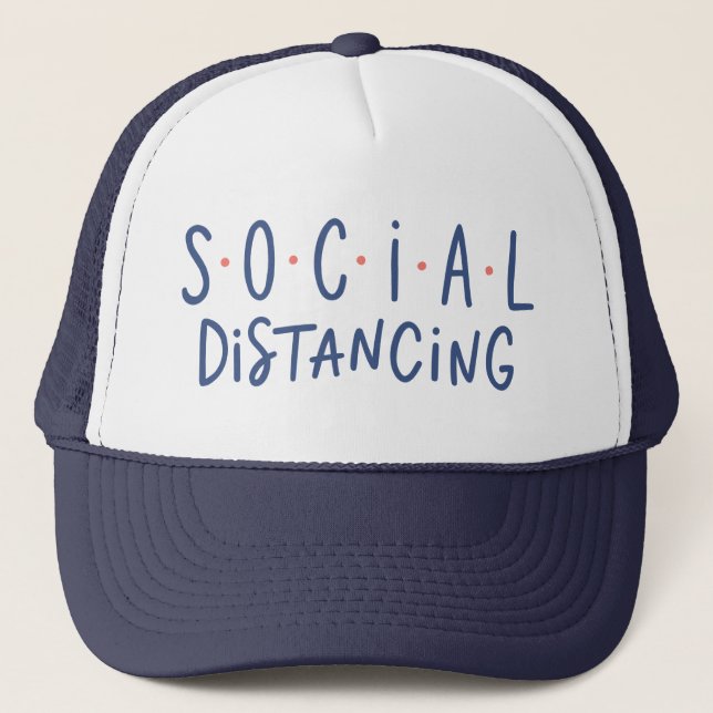 Social Distancing Trucker Hat (Front)