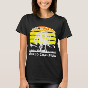 Social Distancing World Champion Bigfoot # T-Shirt