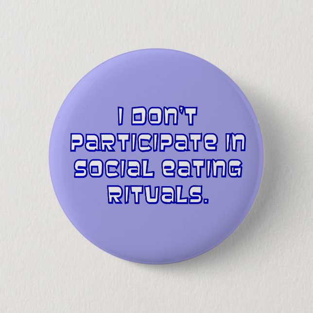 Social Eating Waiver Pin (Front)