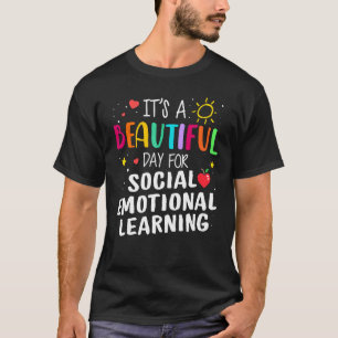 Social Emotional Learning Heart Counsellor Teacher T-Shirt