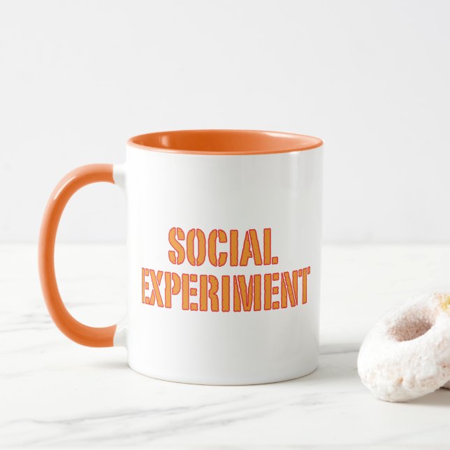 Social Experiment Mug (With Donut)
