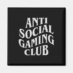 Social Gaming Club Funny Video Game Player Magnet