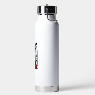 Social Halloween Cat Spooky Party Humour Design_1 Water Bottle