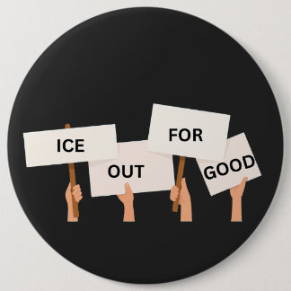 Social Justice Anti ICE  6 Cm Round Badge