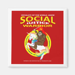 Social Justice Warrior Magnet