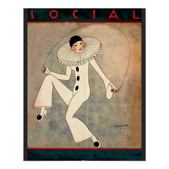 Social Magazine cover Poster (Front)