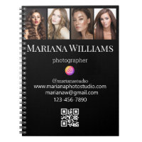 social media 4 photos qr code small business