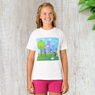 Social Media Communication in City Park T-Shirt