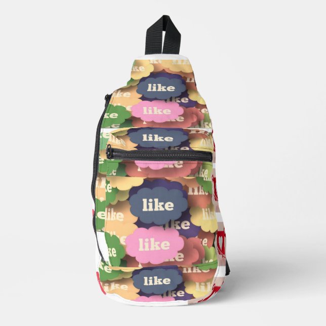 Social Media Icon Bag – Modern Digital Vibes (Front)