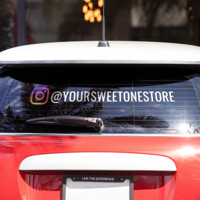 Social Media Icon & Instagram Handle Name Car (Creator Uploaded)