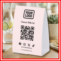 Social Media | Instagram TikTok X Pink QR