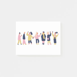 Social Media People Post-it Notes