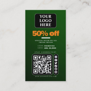 Social Media Product Price Tag/Sale Promo Card