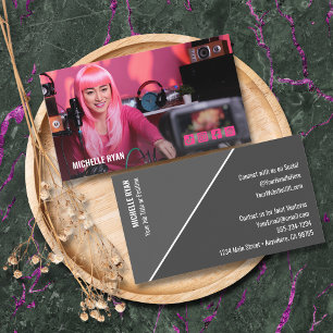 Social Media Profile Photo Business Card