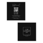 Social Media QR Code Employee Photo & Company Logo