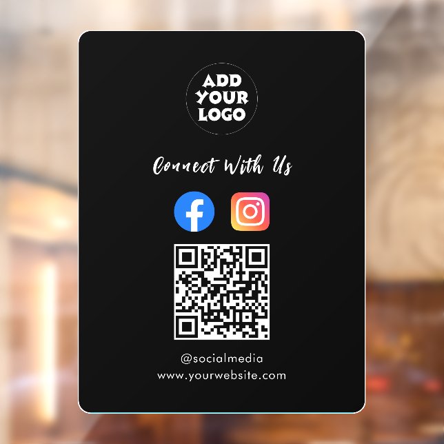 Social Media QR Code | Instagram & Facebook (Sheet 2)