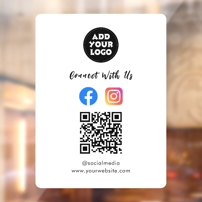 Social Media QR Code | Instagram & Facebook (Sheet 2)
