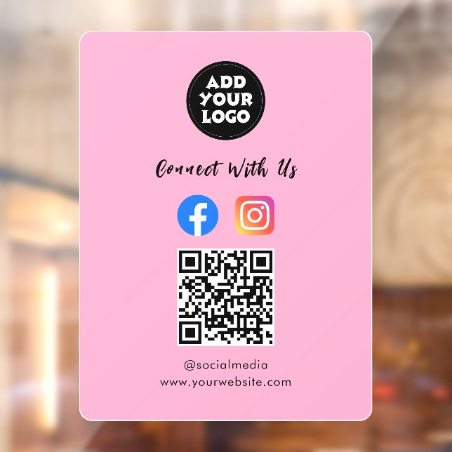 Social Media QR Code | Instagram & Facebook (Sheet 2)