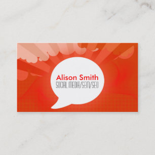 Social Media/SEM/SEO Business Card