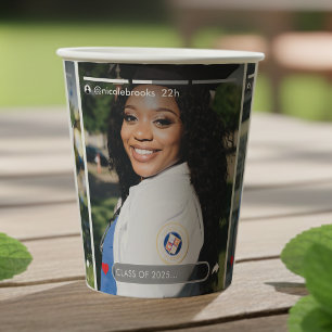 Social Media Story Post Photo Graduation Party Paper Cups