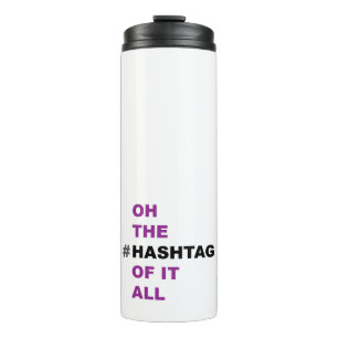 Social Media Thermal Travel Coffee Mug