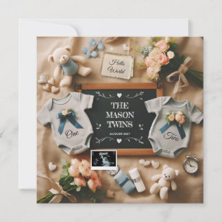 Social Media Twin Pregnancy Reveal, Twin Pregnancy Announcement