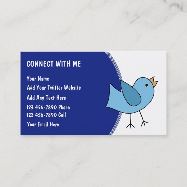 Social Networking Business Cards (Front)