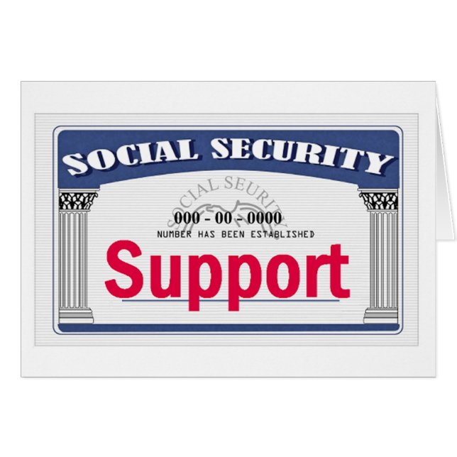 Social Security Card (Front Horizontal)