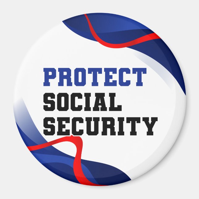 Social Security Political Anti Trump Accessory Magnet (Front)