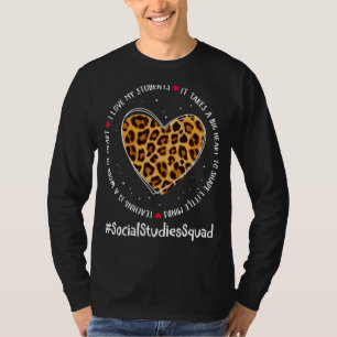 Social Studies Squad Admin Appreciation Week Back T-Shirt