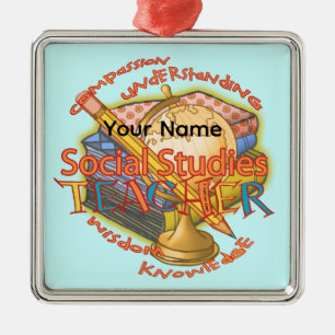 Social Studies Teacher ornament