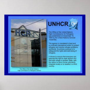 Social Studies, UNHCR, Geneva Poster