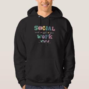 Social Work Advocate Support Empower Hoodie