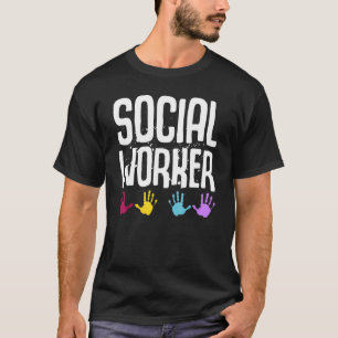 Social Work Month Worker School Kindergarten Couns T-Shirt