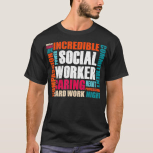 Social Work Month Worker School Kindergarten T-Shirt
