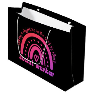 Social Worker Appreciation and Graduation Large Gift Bag