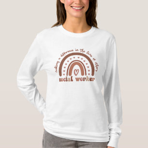 Social Worker Appreciation Graduation Gifts T-Shirt