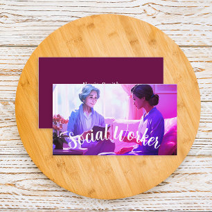Social Worker Business Card