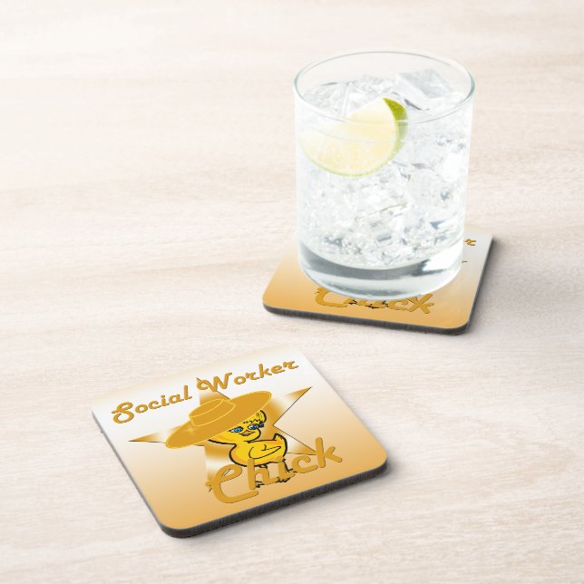 Social Worker Chick #10 Coaster (Right Side)