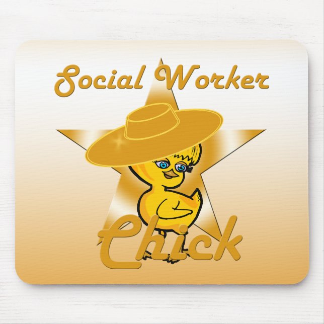 Social Worker Chick #10 Mouse Pad (Front)