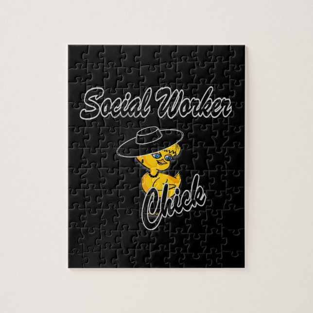 Social Worker Chick #4 Jigsaw Puzzle (Vertical)
