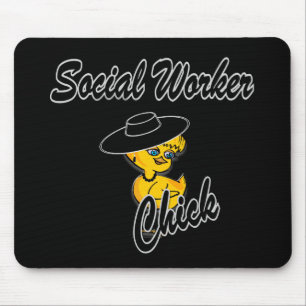 Social Worker Chick #4 Mouse Pad