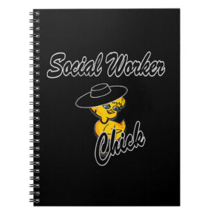 Social Worker Chick #4 Spiral Notebook